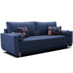 Trivietė sofa - lova PARMA DL, mėlyna