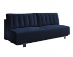 Trivietė sofa - lova Livo, tamsiai mėlyna