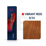 "Wella Professionals Koleston Perfect Vibrant Reds" profesionalūs ilgalaikiai plaukų dažai 8|34 60 ml