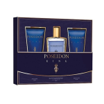 Rinkinys Aire De Sevilla Poseidon King Men vyrams: tualetinis vanduo EDT, 150ml + losjonas po skutimosi, 150 ml + du&scaron;o želė, 150 ml