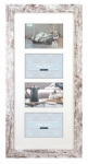 photo frame Nelson vintage 10 x 15 cm wood ivory white 4-piece