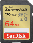 Atminties kortelė SanDisk Extreme PLUS 64GB SDSDXW2-064G-GNCIN