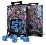 Kauliukų rinkinys COC: The Outer Gods Azathoth mėlynos ir juodos spalvos