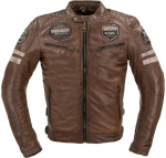 Vyri&scaron;ka moto striukė Jacket W-TEC Milano odinė - Brown XXL
