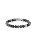 Rebel&Rose Karoliukų apyrankė Black Wolf RR-80032-S