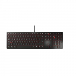 Klaviyus CHERRY KC 6000 slim - CHERRY - USB - Juodas - Auk&scaron;tos kokybės žirklinis mechanizmas