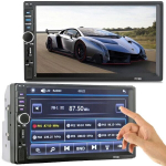 Automobilinis kompiuteris su galinio vaizdo kamera, LCD 7 colių ekranas, radijas, Bluetooth