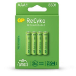 Akumuliatorius GP ReCyko+ AAA R03 850mAh NiMH 1.2V 4vnt.