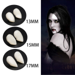 Helovyno dekoracija vampyro dantys 2 rinkiniai, 13 mm.