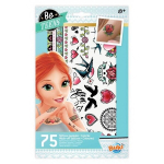 Tatuiruotės mergaitėms Buki Coloured, 75 vnt.
