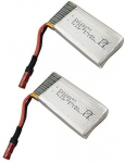2 vnt. 3,7 V 850 mAh Li-Po pakaitinė baterija kvadrikopteriui RC dronui Syma X56 X56W X54HW X54HC Sulankstomas