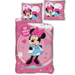 Mikropluo&scaron;to patalynė Minnie Mouse 044 140x200 cm, 2 dalių