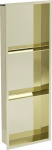Mexen X-Wall-R įleidžiama sieninė lentyna 3l, 90x30 cm, Gold
