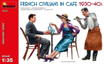 Miniart - French Civilians in Cafe 1930-40s, 1/35, 38062