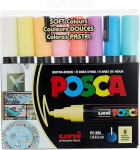 Markeriai Uni-Ball Posca PC-5M SOFT Color, 8 vnt.