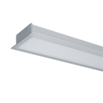 didelės galios LED profilis įleidžiamas s48 50w 4000k pilka