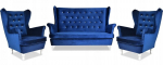 Sėdimųjų baldų komplektas uszak Diana sofa Skandinavi&scaron;ki foteliai &Scaron;eimos baldai