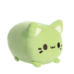 Pliu&scaron;inis žaislas Kawaii Tasty Peach žalias kačiukas, 18 cm