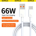 Gopala 66W USB C įkrovimo laidas Xiaomi.