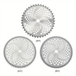 Benzininės vejapjovės a&scaron;menys - patvarūs ir a&scaron;trūs, 40/60/80 dantų diskas., 80T: 10 colių 254 mm apvalaus pjūklo diskas, skirtas vejapjovei