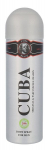 Pur&scaron;kiamas dezodorantas Cuba Original Cuba Black vyrams 200 ml