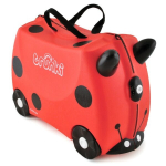 Vaiki&scaron;kas lagaminas Trunki Ladybug Harley, raudonas