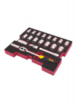Stanley 20 el. 1/2" lizdai, įdėklas Pro-stack dėžėms