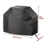 Lauko Griliaus Užvalkalas, Vandeniui Atsparus Anti-UV Priedai , 147,32 cm