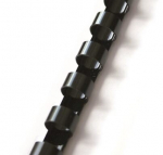 Spiralė įri&scaron;imui plastikinė 12 mm, juoda (100 vnt.)