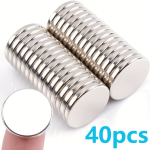8/20/40vnt, Maži Magnetai, Neodimio Apvalūs Magnetai 20mm x 3mm , 40 vnt