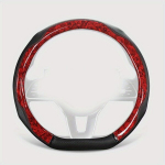 Prabangus D-formos Vairo Dangtelis - Universalus Komfortas , Black Red-D Type (A2301) Golden Art