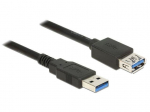 Delock, USB--A M/F, 1 m