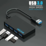 Itin Plonas 4-Port USB 3.0 Hubas Auk&scaron;to Greičio Duomenų Daliklis