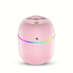 Ne&scaron;iojamas USB Aromaterapijos Drėkintuvas: Raminančios LED &Scaron;viesos , Rožinė