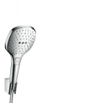 HANSGROHE Raindance select e du&scaron;o laikiklio komplektas 120 3jet su du&scaron;o žarna 160 cm 26720000