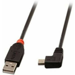 Lindy USB Kabelis 2m USB 2.0 A į Mini-USB B Juodas