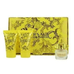 Rinkinys Versace Yellow Diamond: EDT moterims 50 ml + kūno losjonas 50 ml + du&scaron;o želė 50 ml