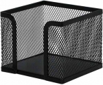 Dėžutė lapeliams metalinė 95x80x95mm juoda