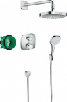 Hansgrohe Croma Select E potinkinis termostatinis du&scaron;o komplektas, 27294000