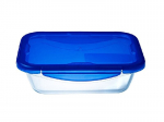PYREX kar&scaron;čiui atsparus indas Cook & Go, 20,6x15,5 cm, 0,8 l