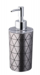 Skysto muilo dozatorius Bisk Star Silver, 19 cm