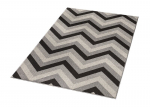 Hanse Home kilimas Chevron Brown Taupe Cream, 160x220 cm