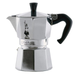 Itali&scaron;ka kavos virimo aparatas - BIALETTI - La Mokina - Visiems degikliams i&scaron;skyrus indukcinius - 1 puodelis - 40 ml - Nerūdijantis plienas