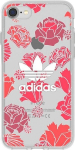 Adidas Clear Case Silicone Case skirtas Apple iPhone 6 / 6S / 7 / 8 Red Flowers (EU Blister)