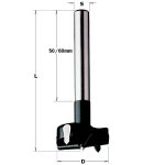 Cmt grąžtas skylėms D=16mm, L=90mm, cilindrinis kotas