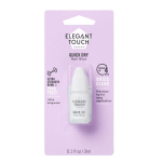 Dirbtinių nagų klijai Elegant Touch Quick Dry Nail Glue 4 Seconds, 3 ml