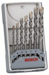 Grąžtų komplektas betonui Bosch Silver Percussion, 7 vnt.