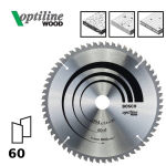 Pjovimo diskas Bosch Optiline Wood, 254 mm