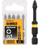 Smūginių sukimo antgalių rinkinys Dewalt Torsion PZ1x50mm DT7390T, 5 vnt.