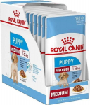 Royal Canin Karma SHN Medium Puppy &scaron;lapias &scaron;unų maistas, 10x140 g
